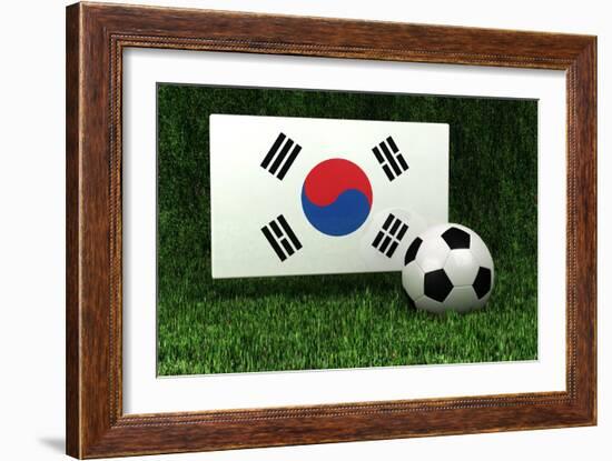 Republic of Korea Soccer-badboo-Framed Art Print