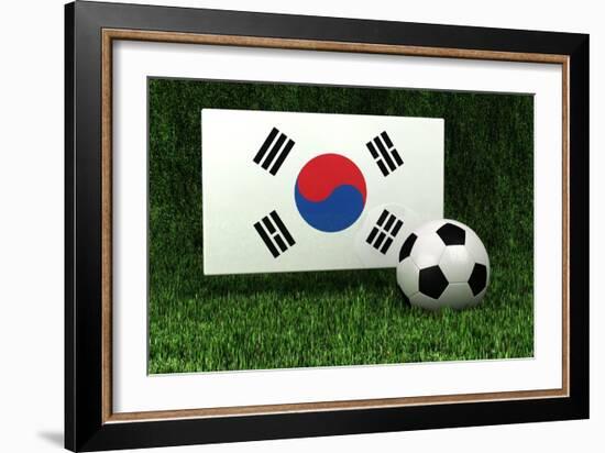 Republic of Korea Soccer-badboo-Framed Art Print