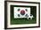 Republic of Korea Soccer-badboo-Framed Art Print