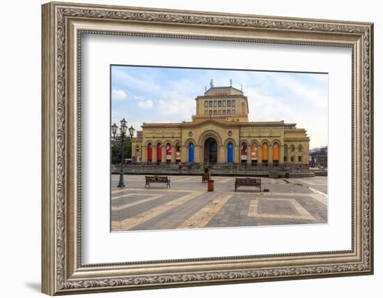 Republic Square in the morning, Yerevan, Armenia, Caucasus, Asia-G&M Therin-Weise-Framed Photographic Print