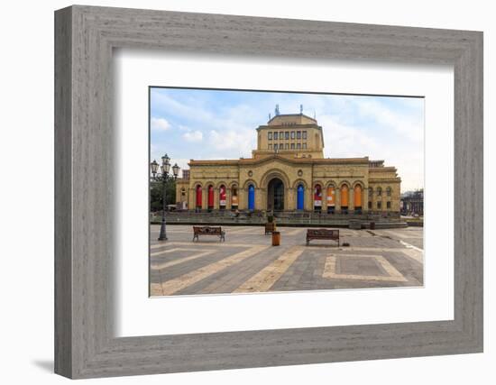 Republic Square in the morning, Yerevan, Armenia, Caucasus, Asia-G&M Therin-Weise-Framed Photographic Print