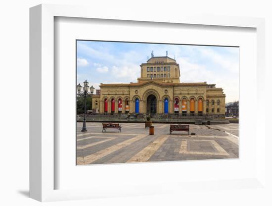 Republic Square in the morning, Yerevan, Armenia, Caucasus, Asia-G&M Therin-Weise-Framed Photographic Print