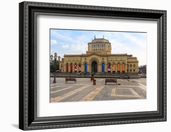 Republic Square in the morning, Yerevan, Armenia, Caucasus, Asia-G&M Therin-Weise-Framed Photographic Print