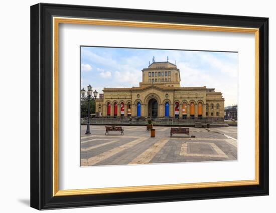 Republic Square in the morning, Yerevan, Armenia, Caucasus, Asia-G&M Therin-Weise-Framed Photographic Print