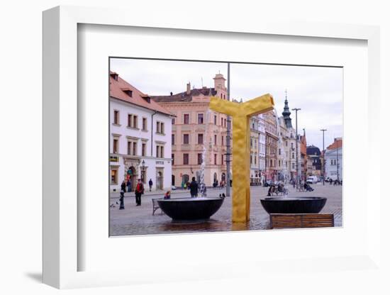 Republic Square, Pilsen (Plzen), West Bohemia, Czech Republic, Europe-Carlo Morucchio-Framed Photographic Print