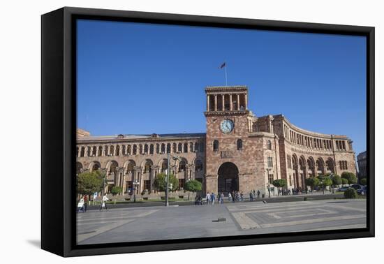 Republic Square, Yerevan, Armenia, Central Asia, Asia-Jane Sweeney-Framed Premier Image Canvas