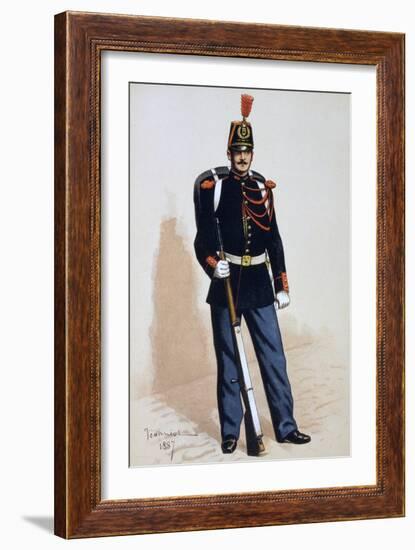 Republican Guard, 1871-A Lemercier-Framed Giclee Print