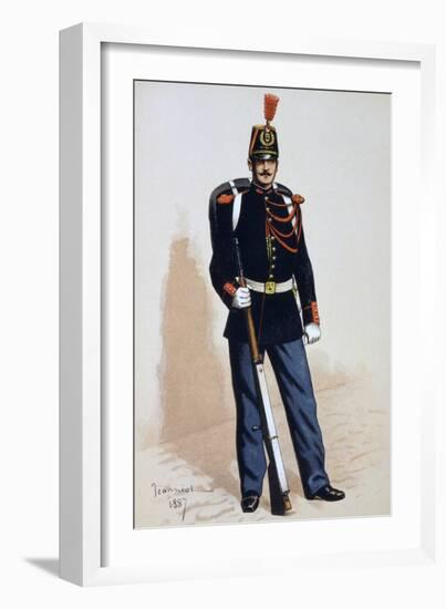 Republican Guard, 1871-A Lemercier-Framed Giclee Print