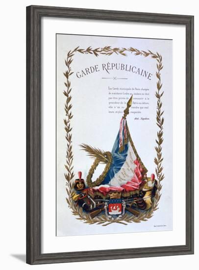 Republican Guard, 1887-A Lemercier-Framed Giclee Print