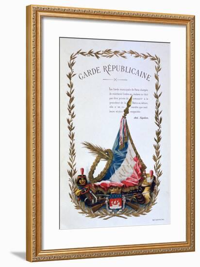 Republican Guard, 1887-A Lemercier-Framed Giclee Print