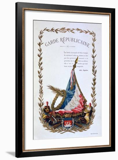 Republican Guard, 1887-A Lemercier-Framed Giclee Print