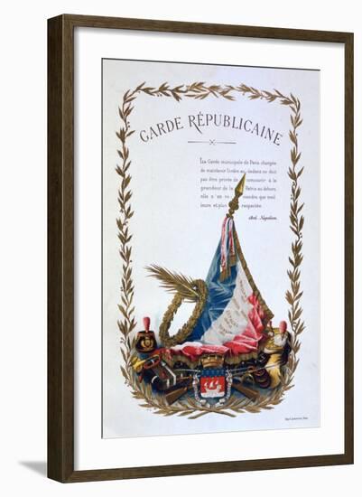 Republican Guard, 1887-A Lemercier-Framed Giclee Print