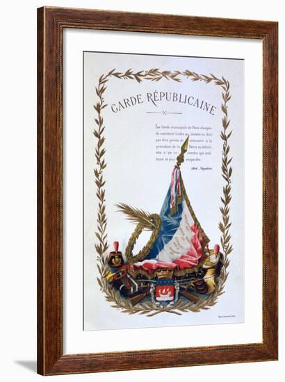 Republican Guard, 1887-A Lemercier-Framed Giclee Print