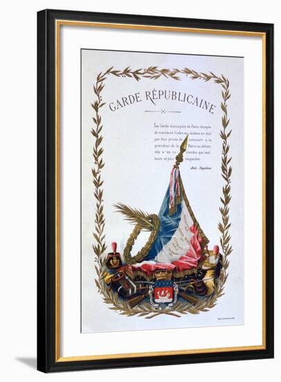 Republican Guard, 1887-A Lemercier-Framed Giclee Print