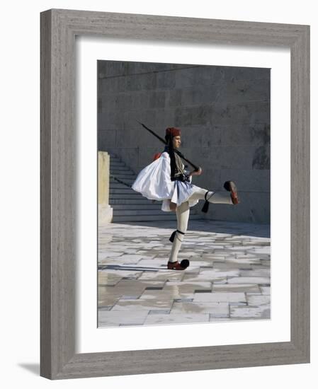 Republican Guard, Parliament, Syntagma, Athens, Greece-Christopher Rennie-Framed Photographic Print