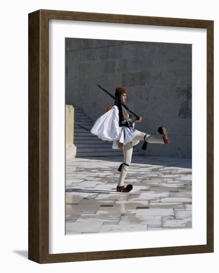 Republican Guard, Parliament, Syntagma, Athens, Greece-Christopher Rennie-Framed Photographic Print