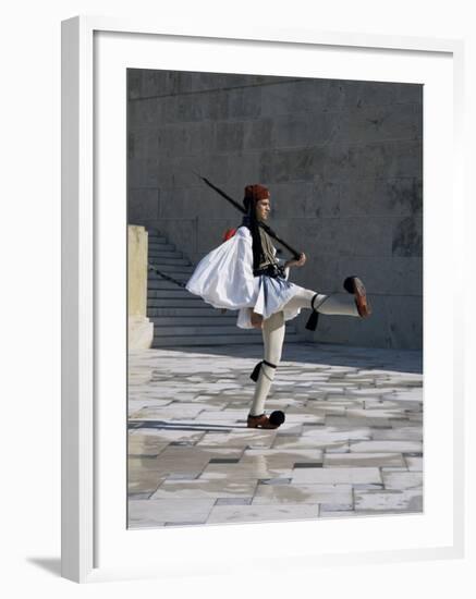 Republican Guard, Parliament, Syntagma, Athens, Greece-Christopher Rennie-Framed Photographic Print