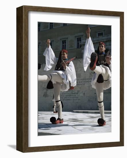 Republican Guard, Parliament, Syntagma, Athens, Greece-Christopher Rennie-Framed Photographic Print