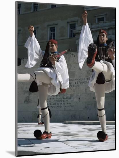 Republican Guard, Parliament, Syntagma, Athens, Greece-Christopher Rennie-Mounted Photographic Print