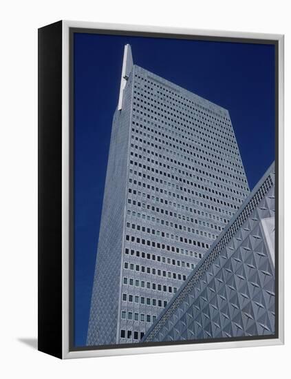 Republican National Bank and City Skyline Dallas, Texas-Joe Scherschel-Framed Premier Image Canvas