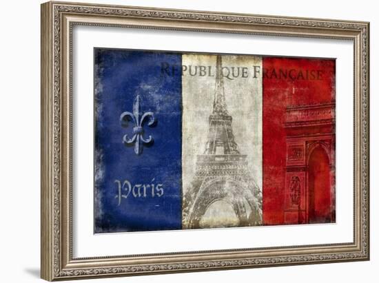 Republique Francaise-Luke Wilson-Framed Art Print