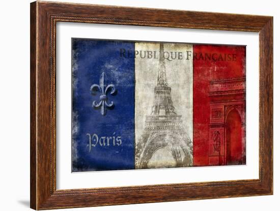 Republique Francaise-Luke Wilson-Framed Art Print