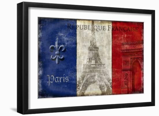 Republique Francaise-Luke Wilson-Framed Art Print