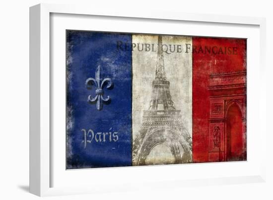 Republique Francaise-Luke Wilson-Framed Art Print