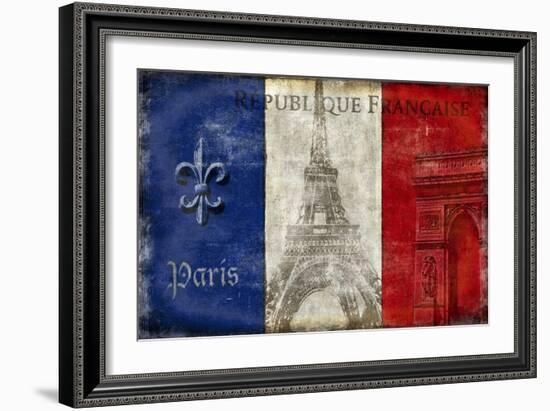 Republique Francaise-Luke Wilson-Framed Art Print