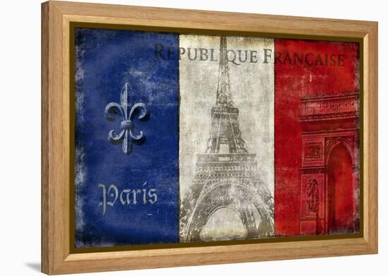 Republique Francaise-Luke Wilson-Framed Stretched Canvas