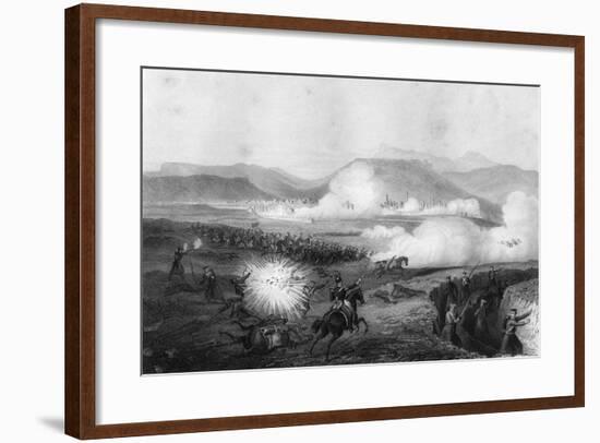 Repulse of the Russians, Battle of Kars, Turkey, Crimean War, September 1855-G Greatbach-Framed Giclee Print