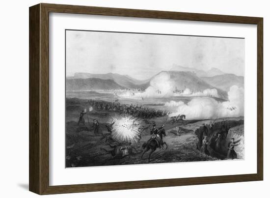 Repulse of the Russians, Battle of Kars, Turkey, Crimean War, September 1855-G Greatbach-Framed Premium Giclee Print