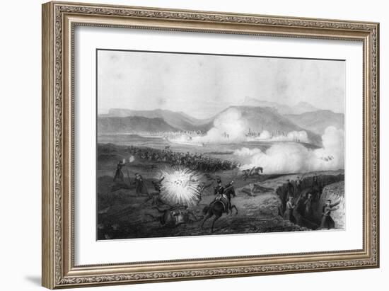 Repulse of the Russians, Battle of Kars, Turkey, Crimean War, September 1855-G Greatbach-Framed Giclee Print