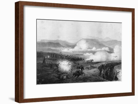 Repulse of the Russians, Battle of Kars, Turkey, Crimean War, September 1855-G Greatbach-Framed Giclee Print