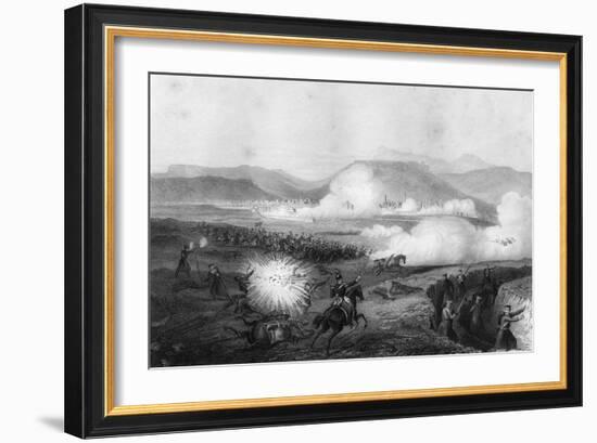Repulse of the Russians, Battle of Kars, Turkey, Crimean War, September 1855-G Greatbach-Framed Giclee Print