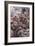 Repulsing a Frontal Attack with Rifle and Bayonet-Cyrus Cuneo-Framed Giclee Print