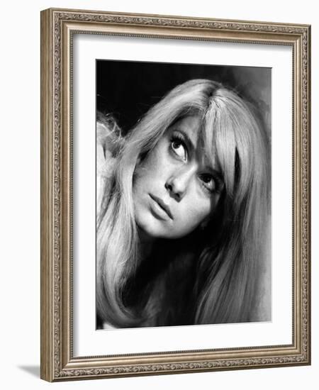 REPULSION, 1965 directed by ROMAN POLANSKI Catherine Deneuve (b/w photo)-null-Framed Photo