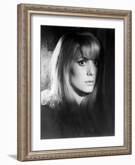 Repulsion, Catherine Deneuve, 1965-null-Framed Photo