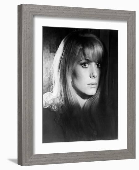 Repulsion, Catherine Deneuve, 1965-null-Framed Photo