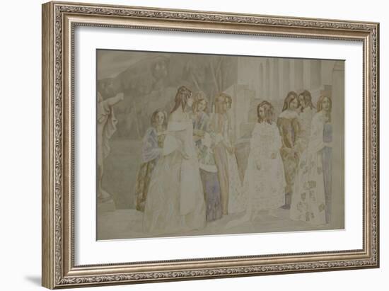 Requiem, 1905-Viktor Elpidiforovich Borisov-musatov-Framed Giclee Print