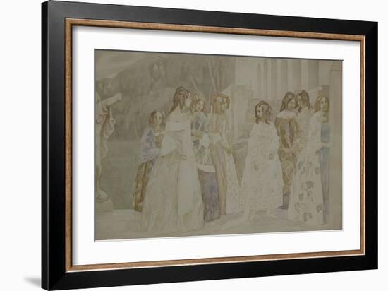 Requiem, 1905-Viktor Elpidiforovich Borisov-musatov-Framed Giclee Print