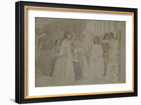 Requiem, 1905-Viktor Elpidiforovich Borisov-musatov-Framed Giclee Print