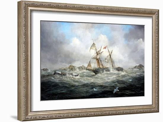 Rescue At Last-Richard Willis-Framed Giclee Print