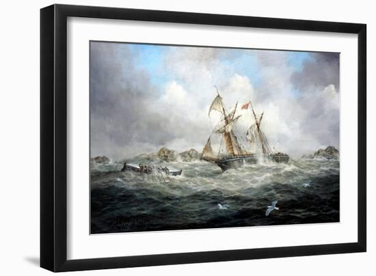 Rescue At Last-Richard Willis-Framed Giclee Print