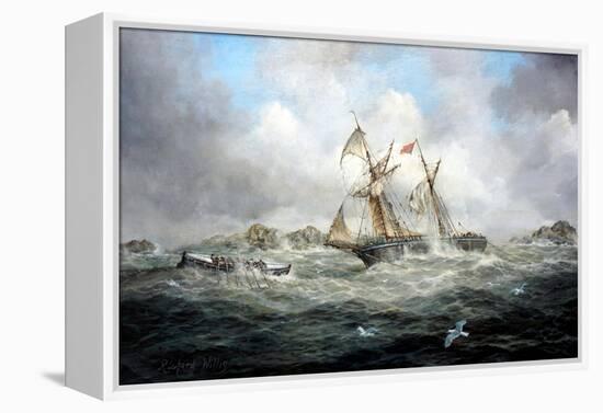 Rescue At Last-Richard Willis-Framed Premier Image Canvas