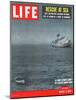 Rescue at Sea, Lifeboat Leaving Sinking Ship Andrea Doria, August 6, 1956-Loomis Dean-Mounted Photographic Print