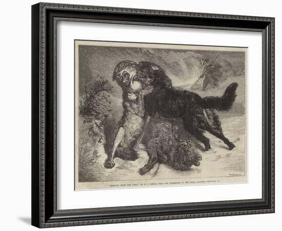 Rescued from the Wolf-Samuel John Carter-Framed Giclee Print