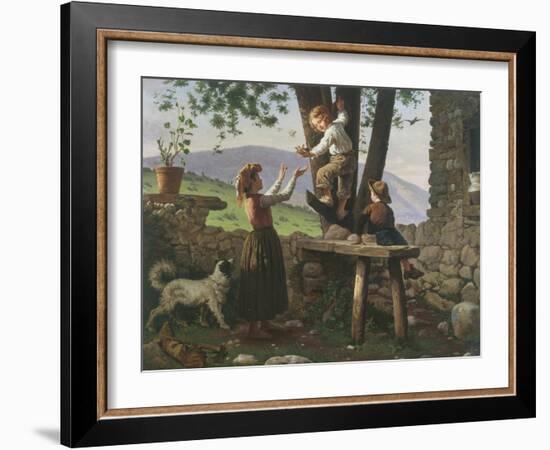 Rescuing the Birdsnest-Antonio Paoletti-Framed Giclee Print