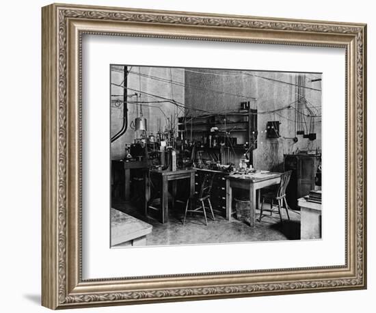 Research Laboratory of Ernest Rutherford at Cambridge-null-Framed Photographic Print