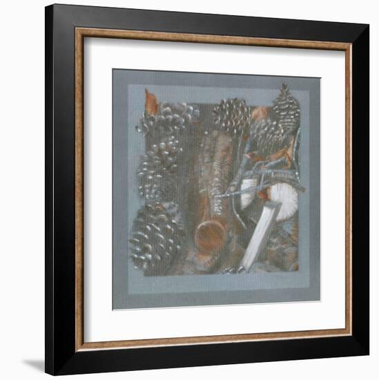 Réserve d'hiver-A^C^ Jacquin-Framed Art Print